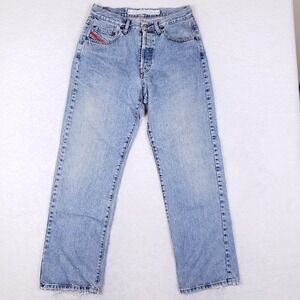 Diesel Vintage 90s Straight Leg Jeans 33 Light Wash